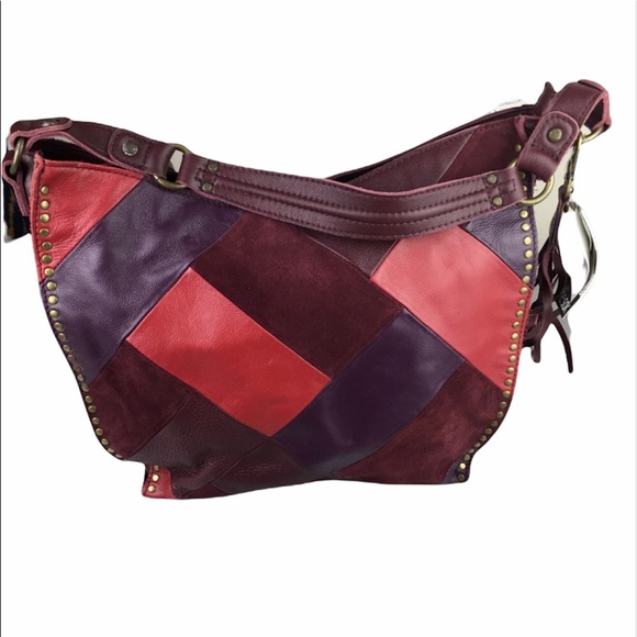 The Sak silverlake patchwork hobo shoulder bag - Picture 1 of 15